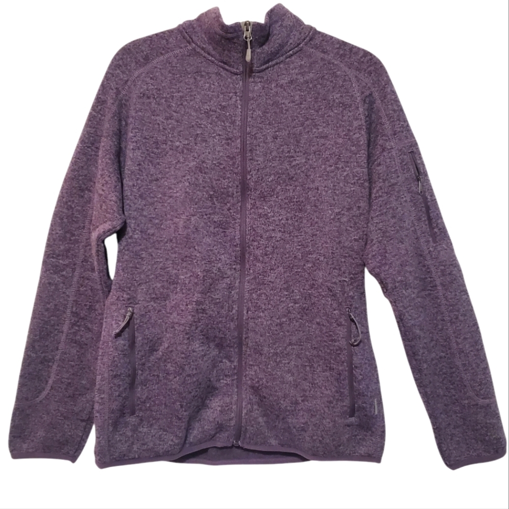 White Sierra Sweater Fleece Jacket Full-Zip - Picture 2 of 9